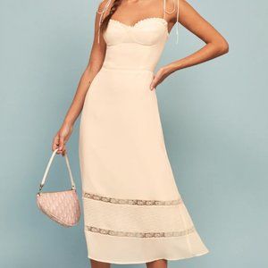Reformation White Dress - Ronan